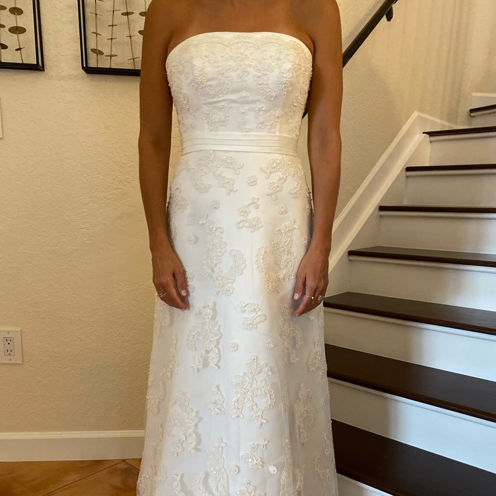 White wedding dress